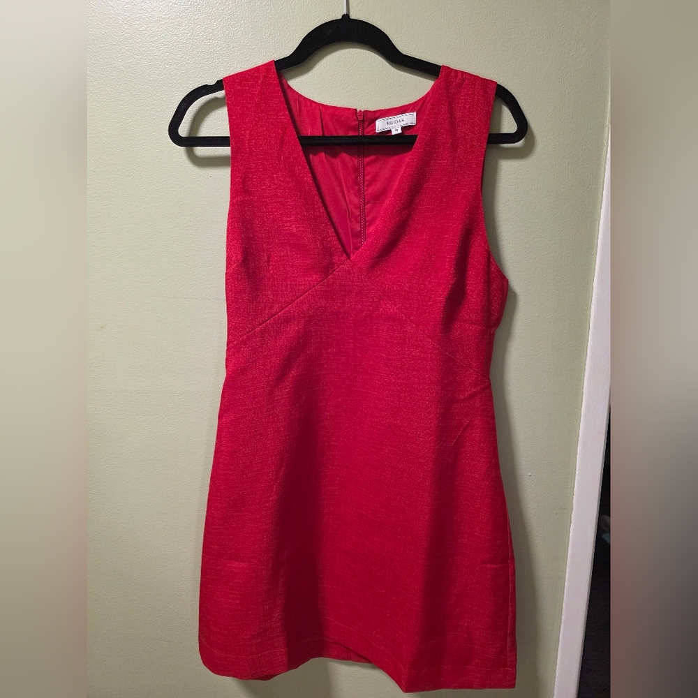 RIHOAS Vibrant Red Mini Dress